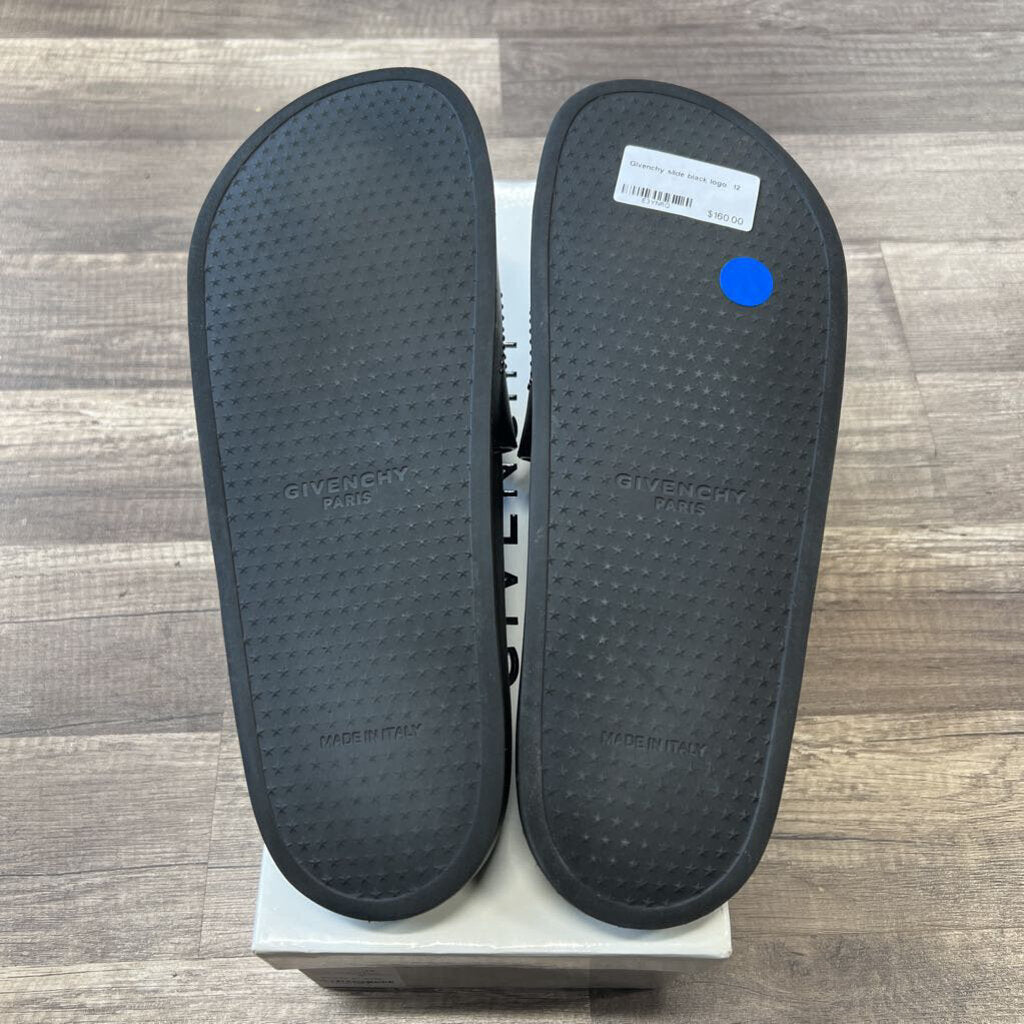 Givenchy slide black logo