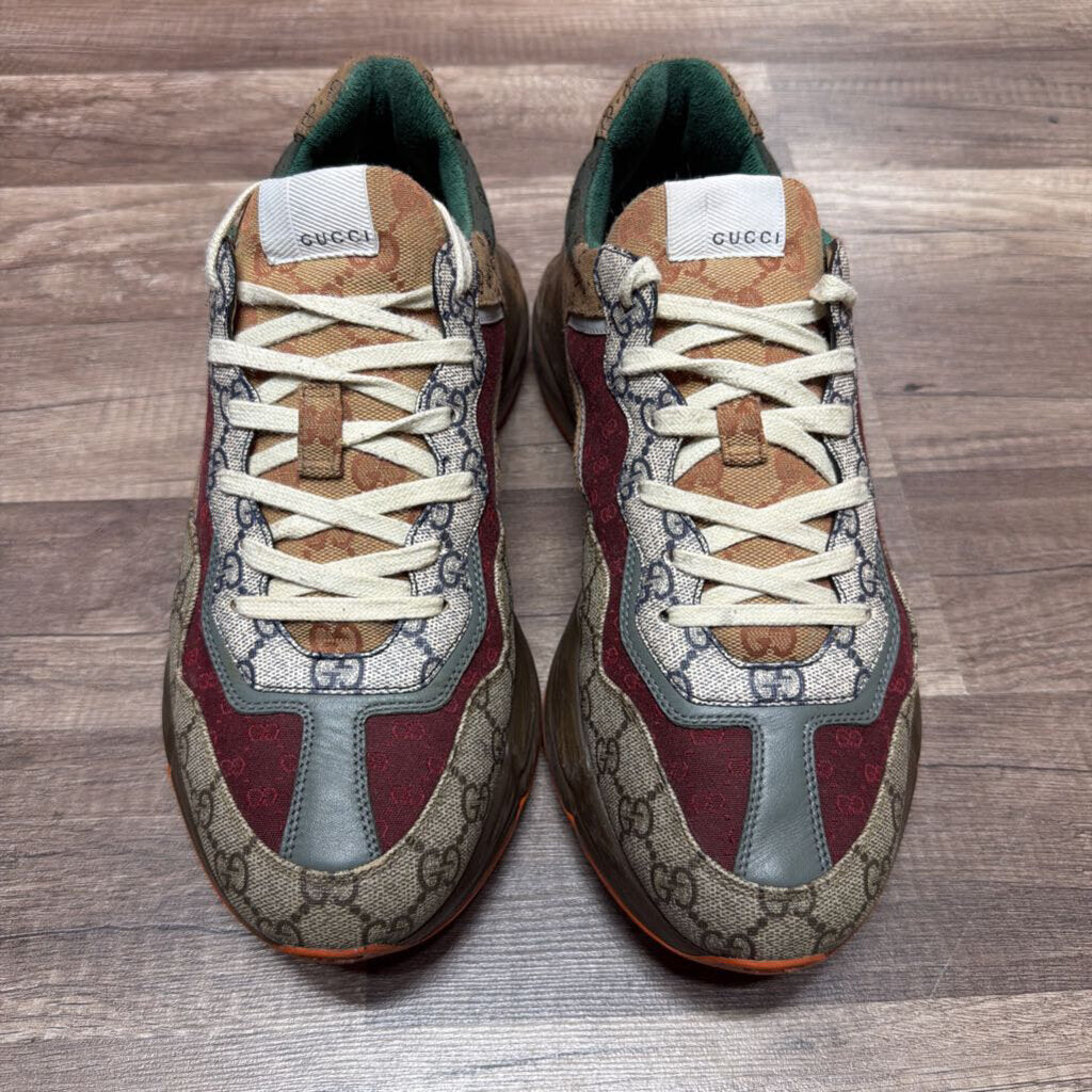 Gucci rython brown burgundy