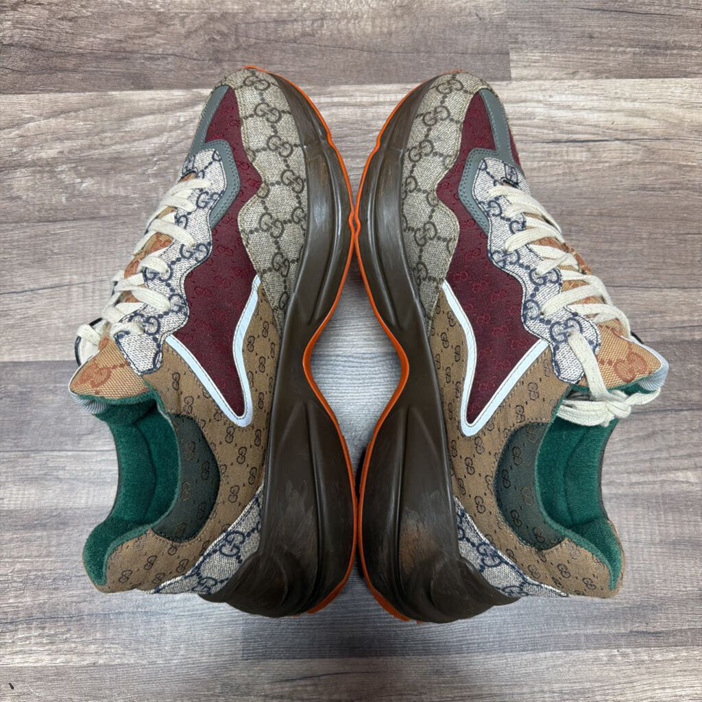 Gucci rython brown burgundy