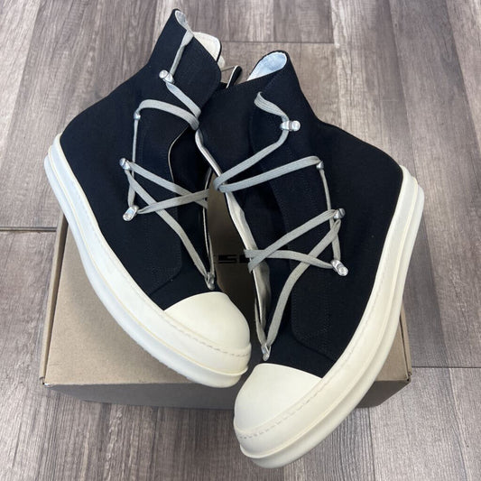 rick owens hexagon laces hi top