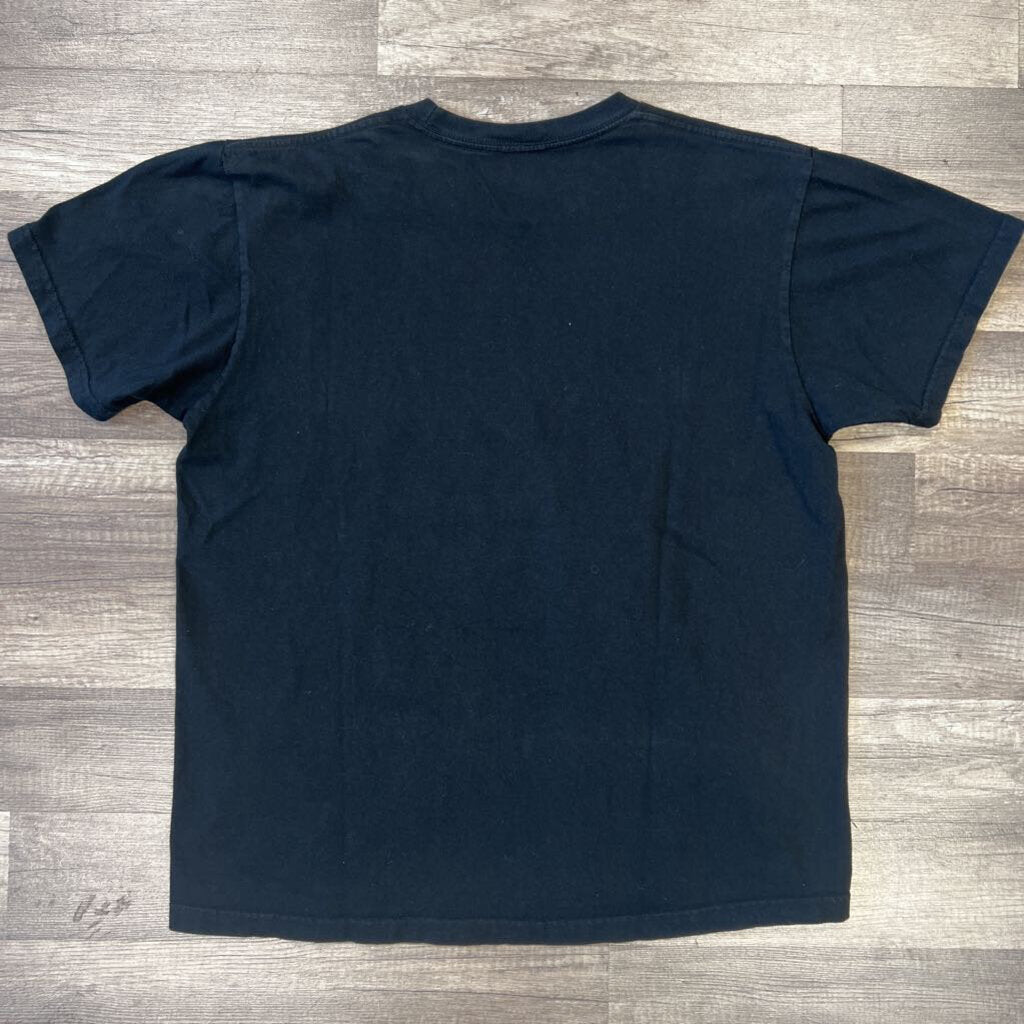 supreme shirt black multicolor paint splatter