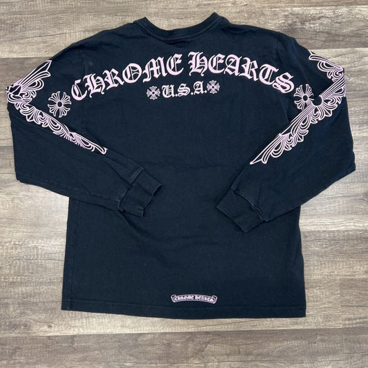 Chrome hearts Matty shirt long sleeve black pink