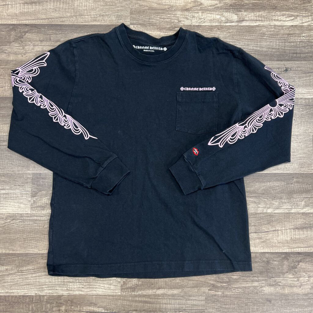 Chrome hearts Matty shirt long sleeve black pink
