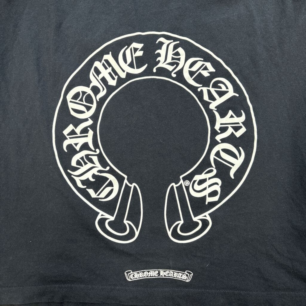 Chrome Hearts Long Sleeve Floral Horseshoe