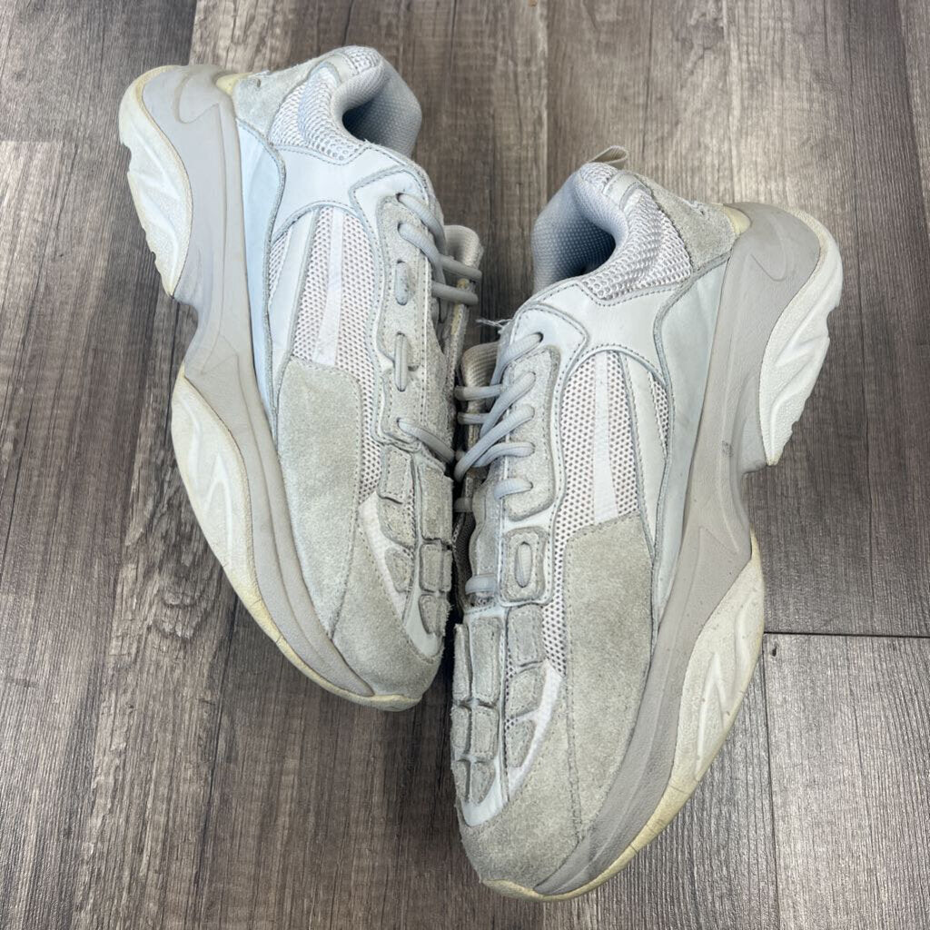 amiri bone runner grey suede