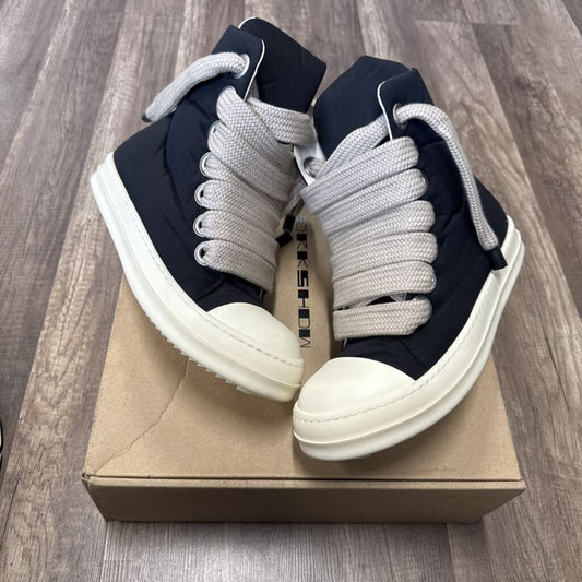 Rick owens hi top jumbo lace nylon