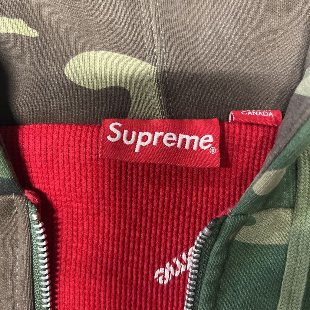 Supreme hoodie camo thermal