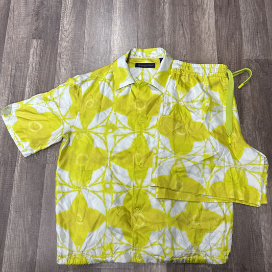 Louis Vuitton Yellow Shibori Set
