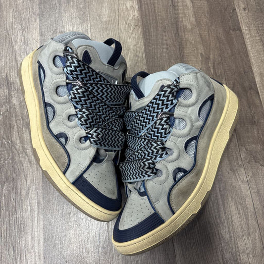 Lanvin curb sneaker light blue