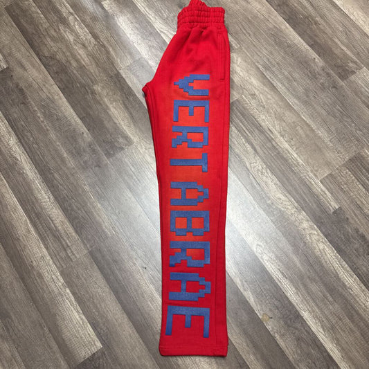 Vertabrae Sweatpants Red Blue