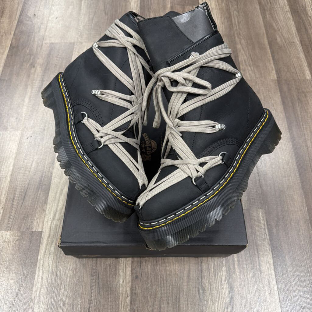 Rick Owens x Dr.martens 1460 mega lace quad boot
