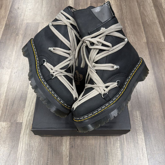 Rick Owens x Dr.martens 1460 mega lace quad boot