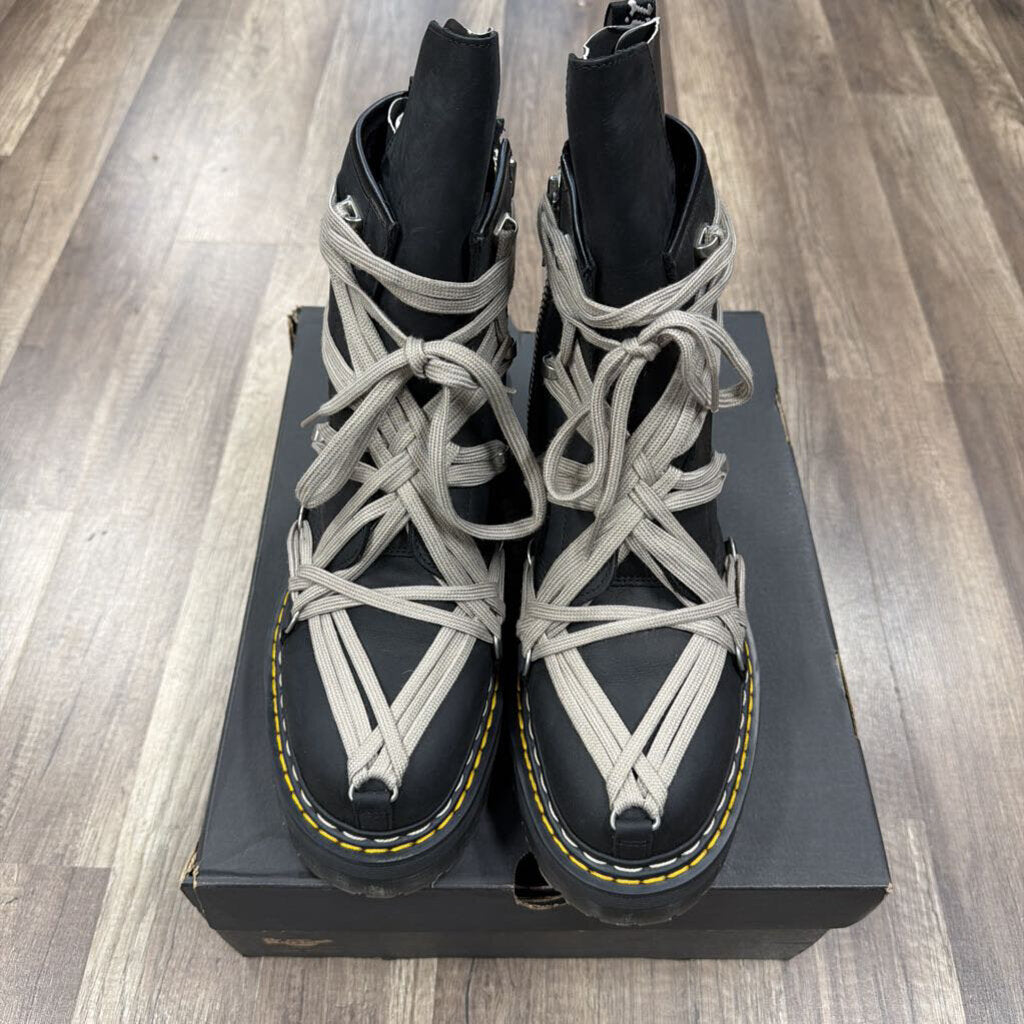 Rick Owens x Dr.martens 1460 mega lace quad boot