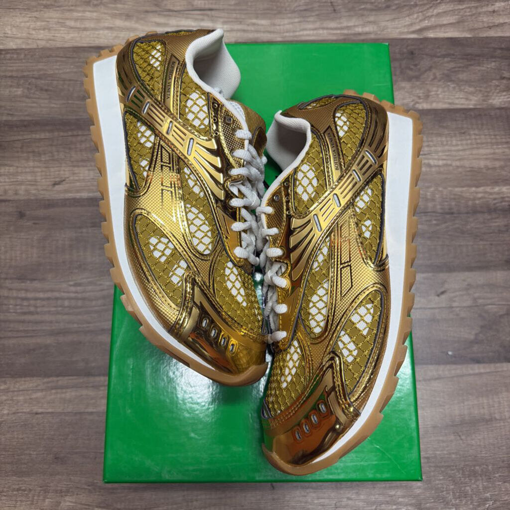 Bottega Veneta Gold Orbit Sneaker
