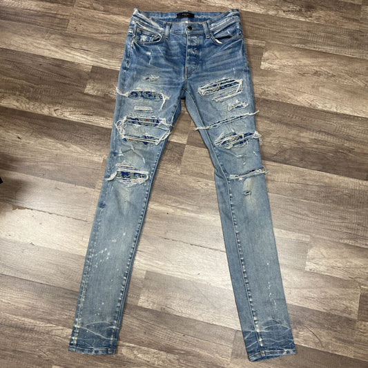 Amiri Jean Thrasher Tie Dye Patch