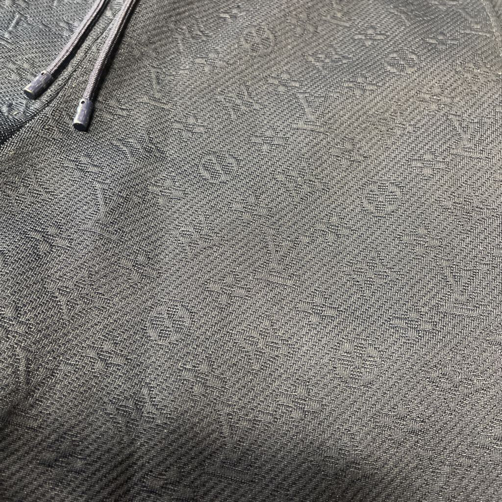 LV Louis Vuitton Navy monogram track trousers