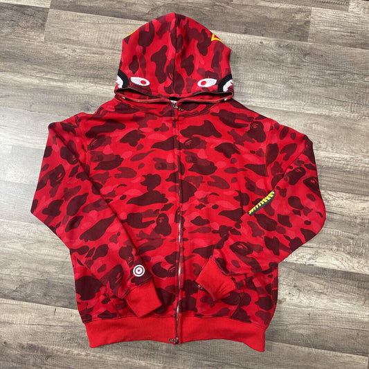 Bape Shark PONDR Hoodie Red