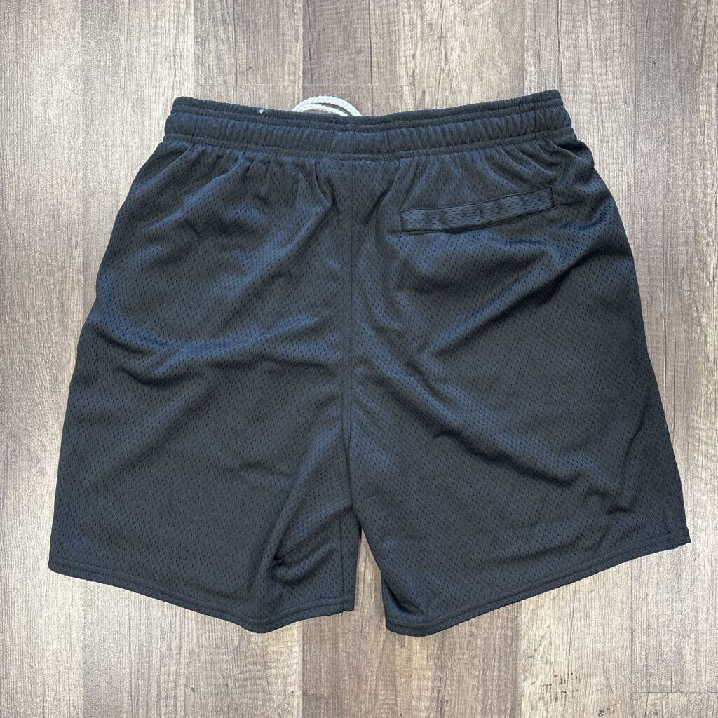 Saints Black Mesh Shorts