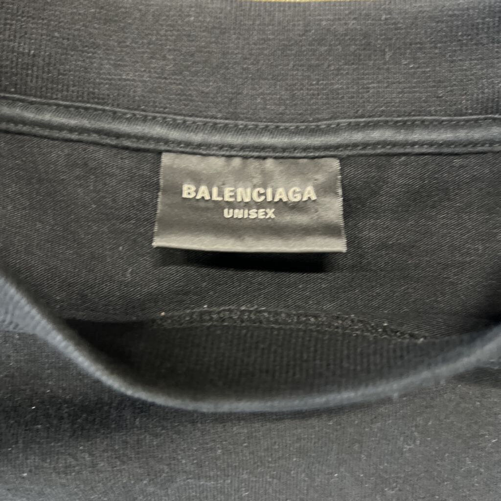 Balenciaga Logo Shirt Black