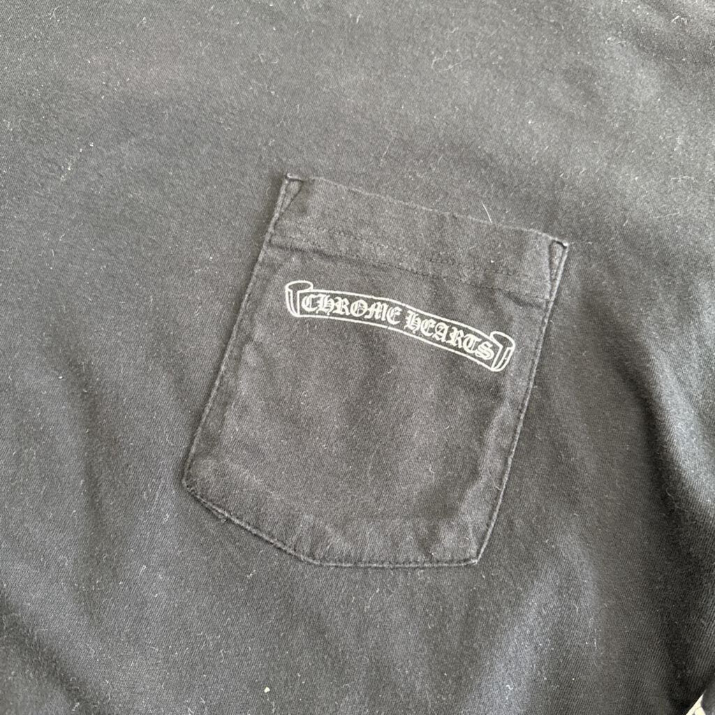 Chrome Hearts Black L/S Dagger Script