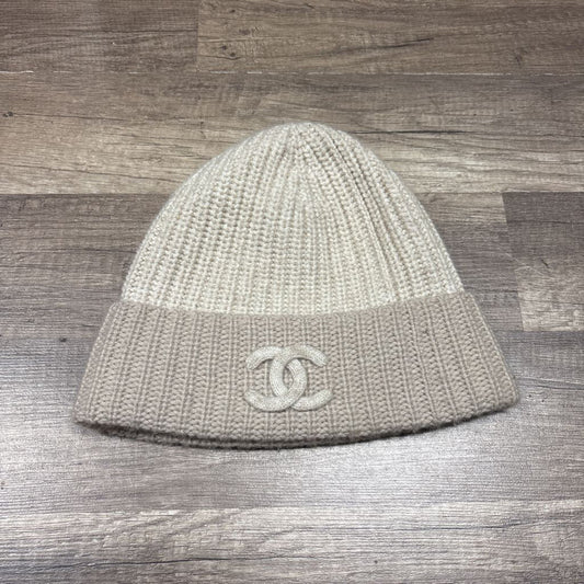Chanel Beanie Beige