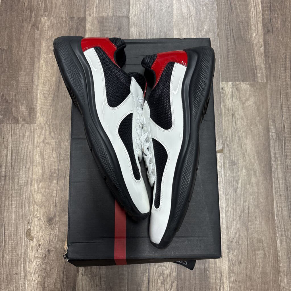 Prada America Cup White Black