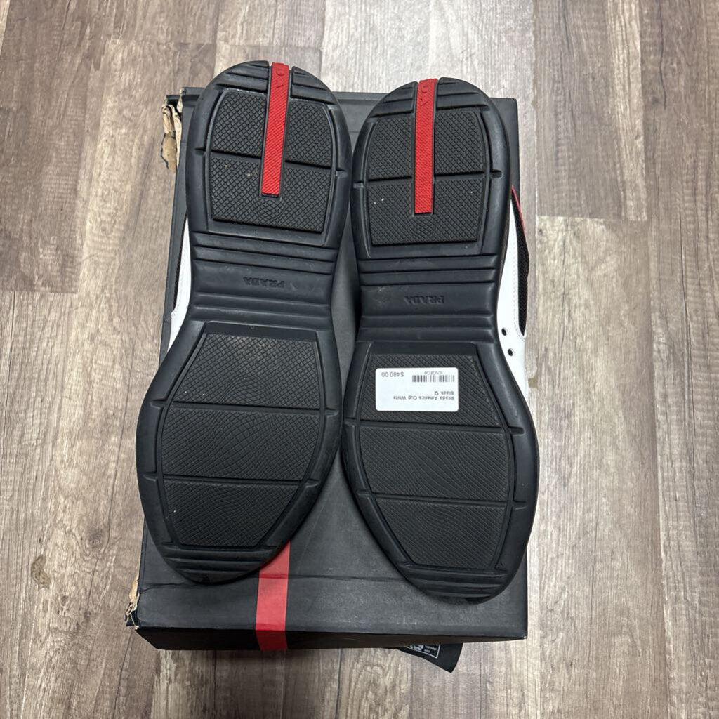 Prada America Cup White Black