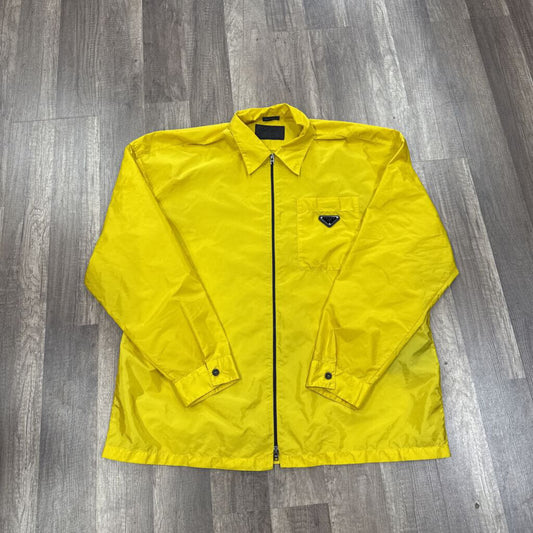Prada Re Nylon Jacket Yellow