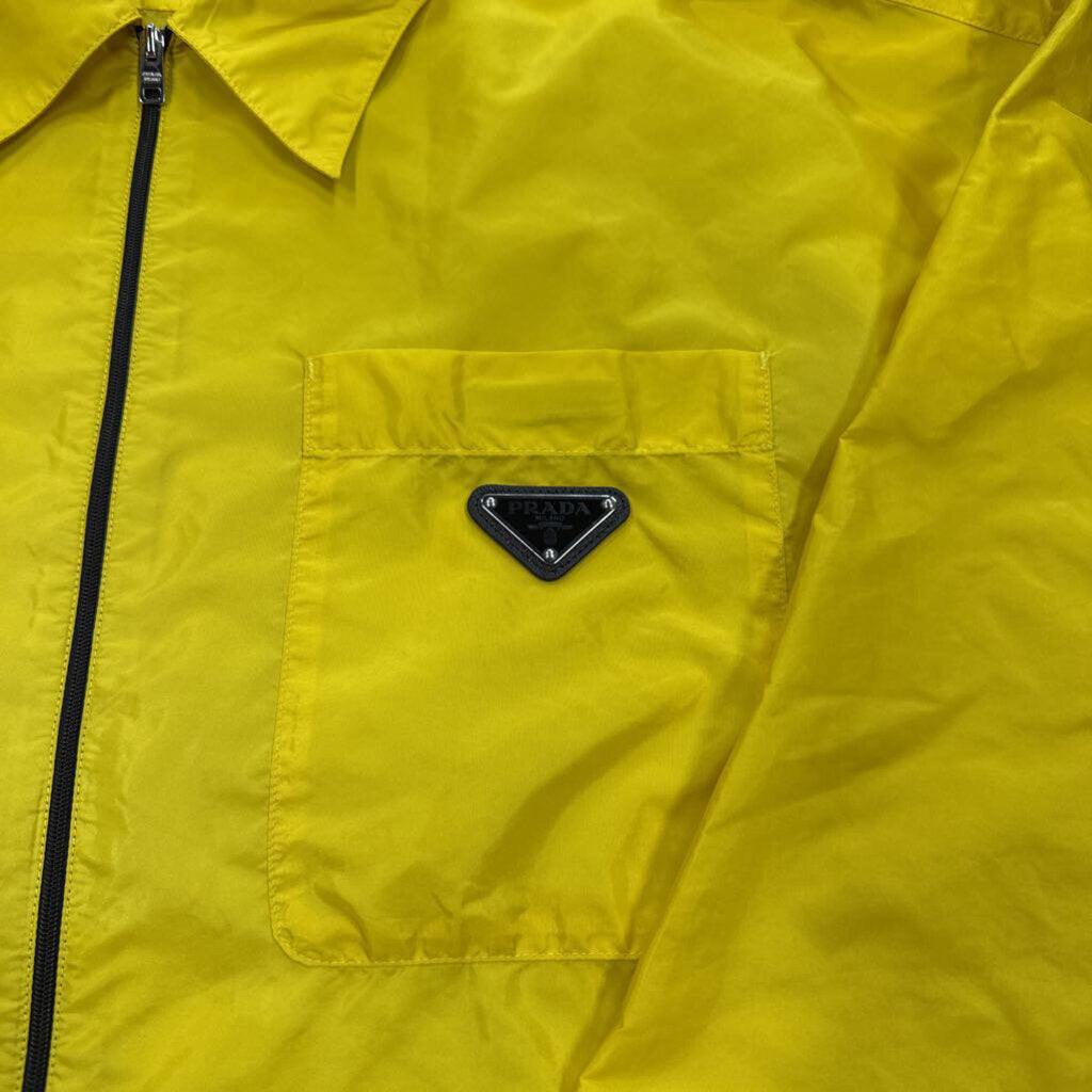 Prada Re Nylon Jacket Yellow