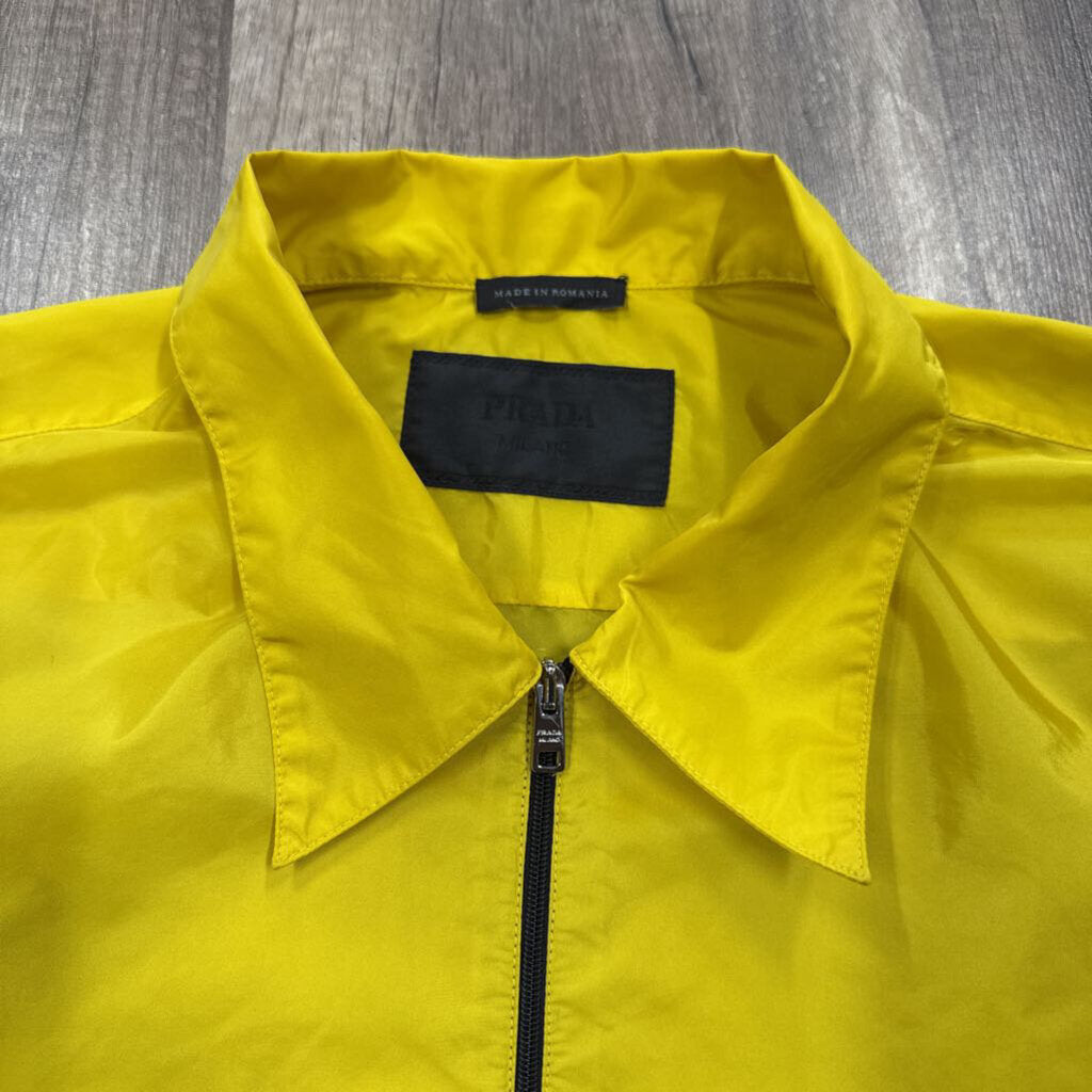 Prada Re Nylon Jacket Yellow