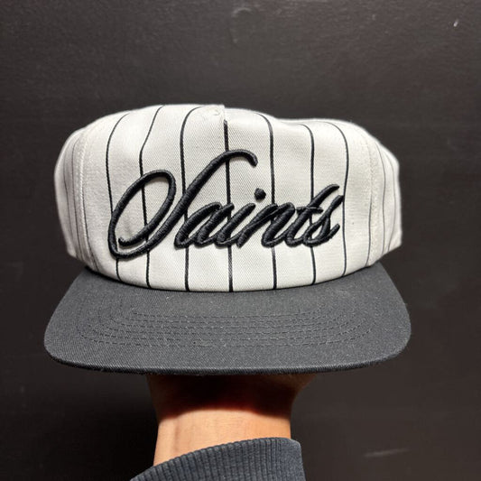Saints Striped Cap White Black (NEW)