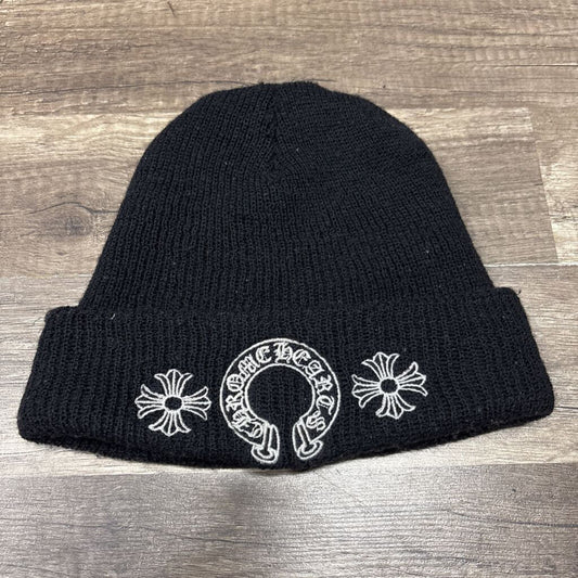 Chrome Hearts Horseshoe Beanie Black