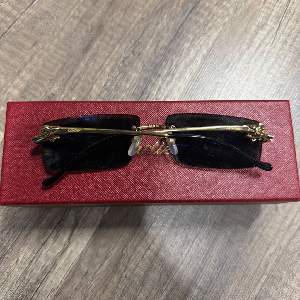 Cartier Glasses Panther Black Tint