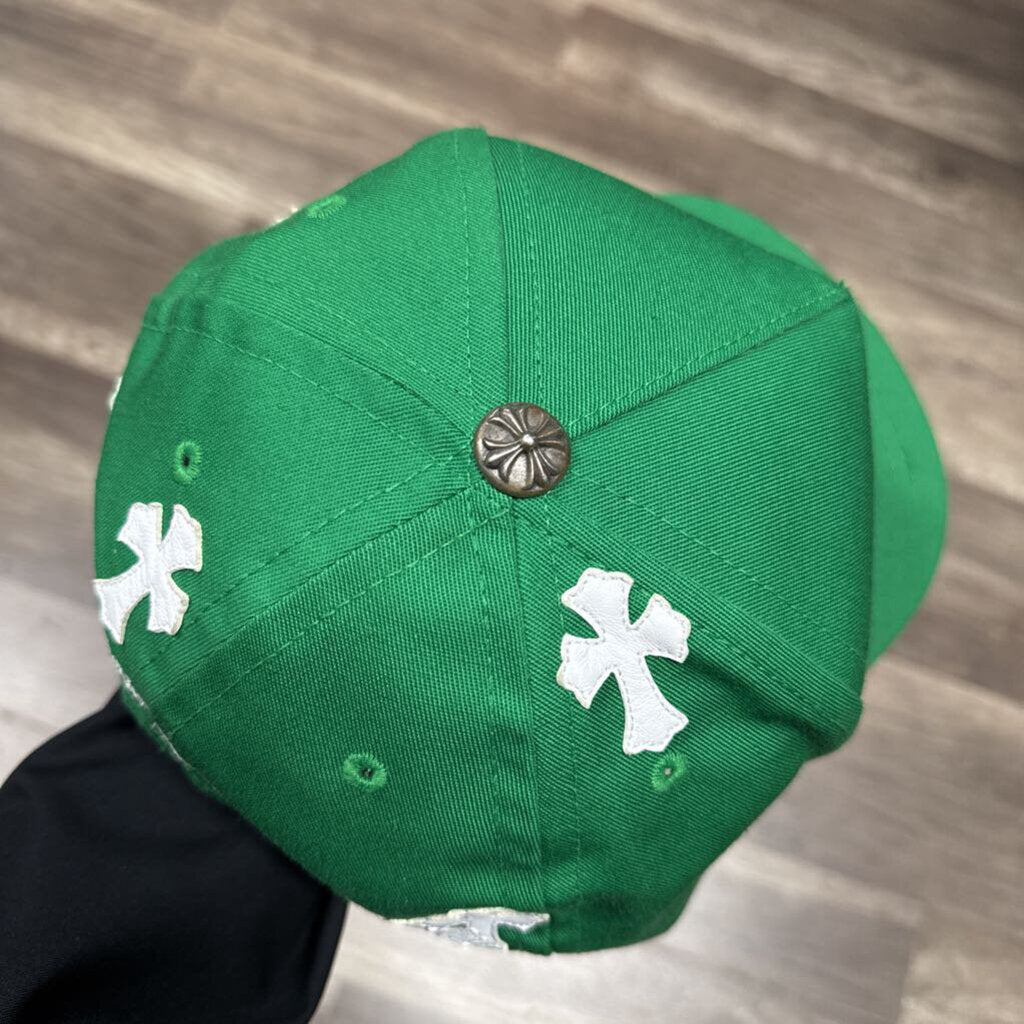 Chrome Hearts Green Cross Patch Hat
