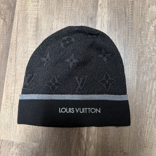 LV Louis Vuitton My Monogram Black Beanie