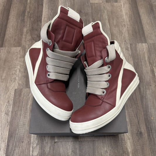 Rick Owens Geobasket Jumbo Wine Burgundy