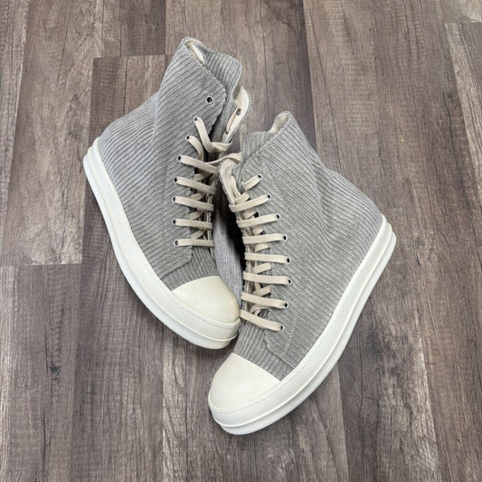 Rick Owens Ramone Corduroy Light Grey (NEW) (NO BOX)