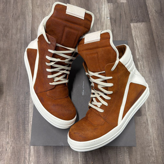 Rick Owens Geobasket Rust Orange
