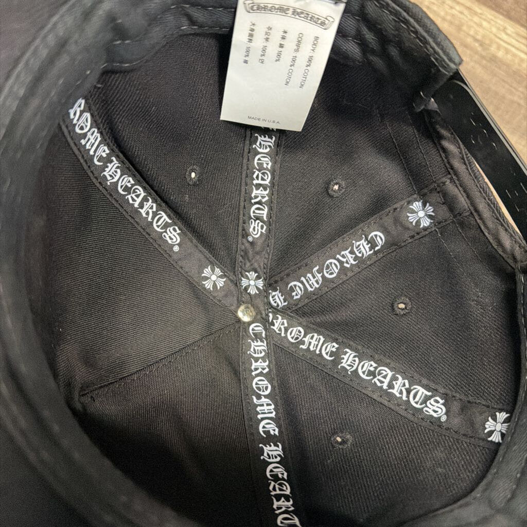 Chrome hearts hat dagger denim Black