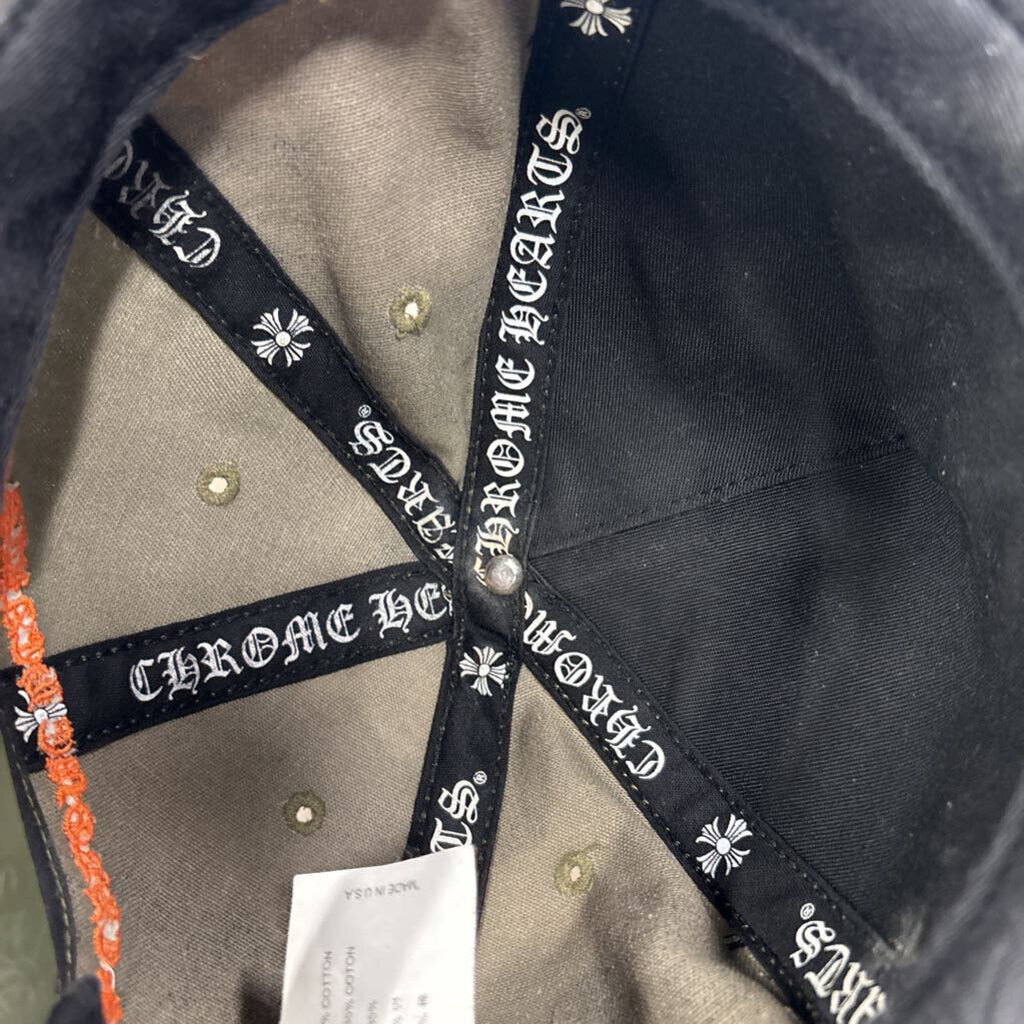 Chrome hearts hat dagger denim Black