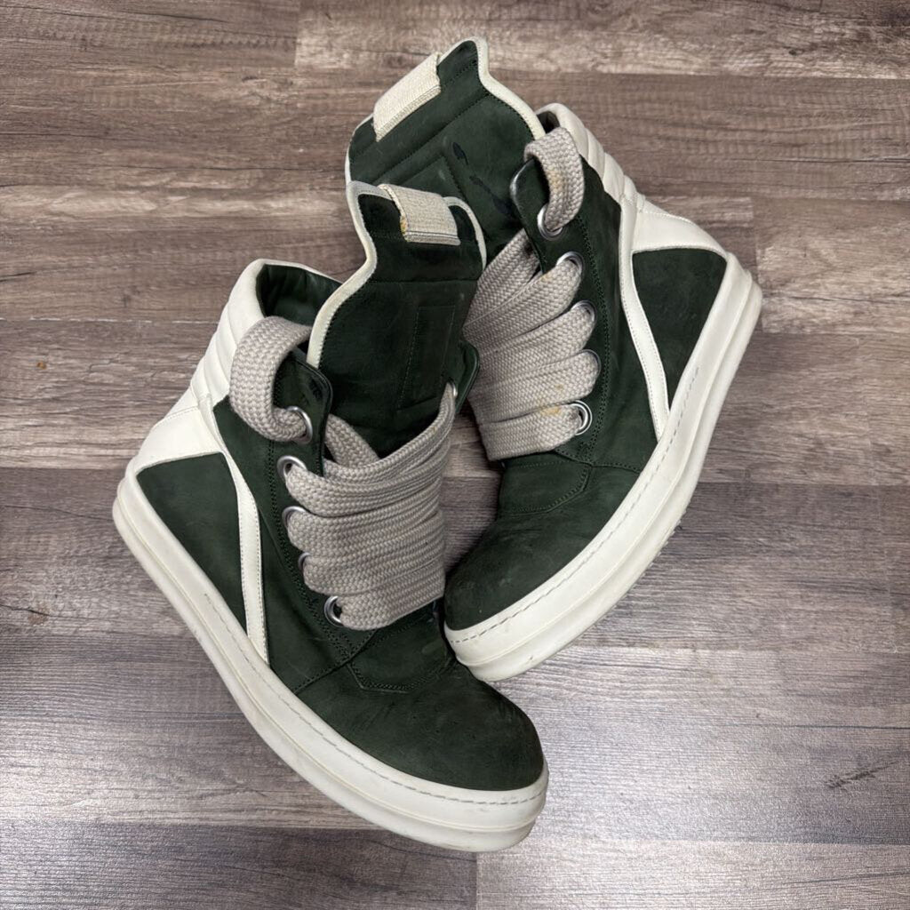 Rick owens geobasket jumbo laces green (no box)
