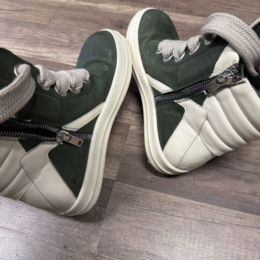 Rick owens geobasket jumbo laces green (no box)
