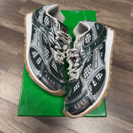 Bottega veneta orbit green silver