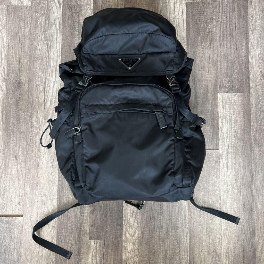 Prada Re-Nylon Backpack Black