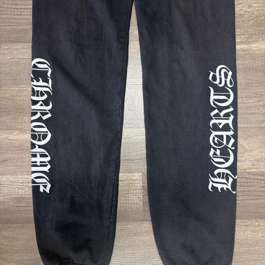Chrome Heart Black Horseshoe Sweatpants