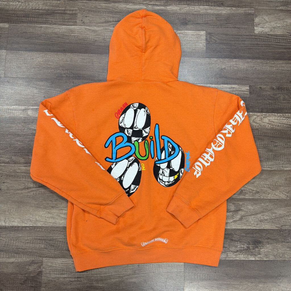 Chrome Hearts x Matty boy Link hoodie orange