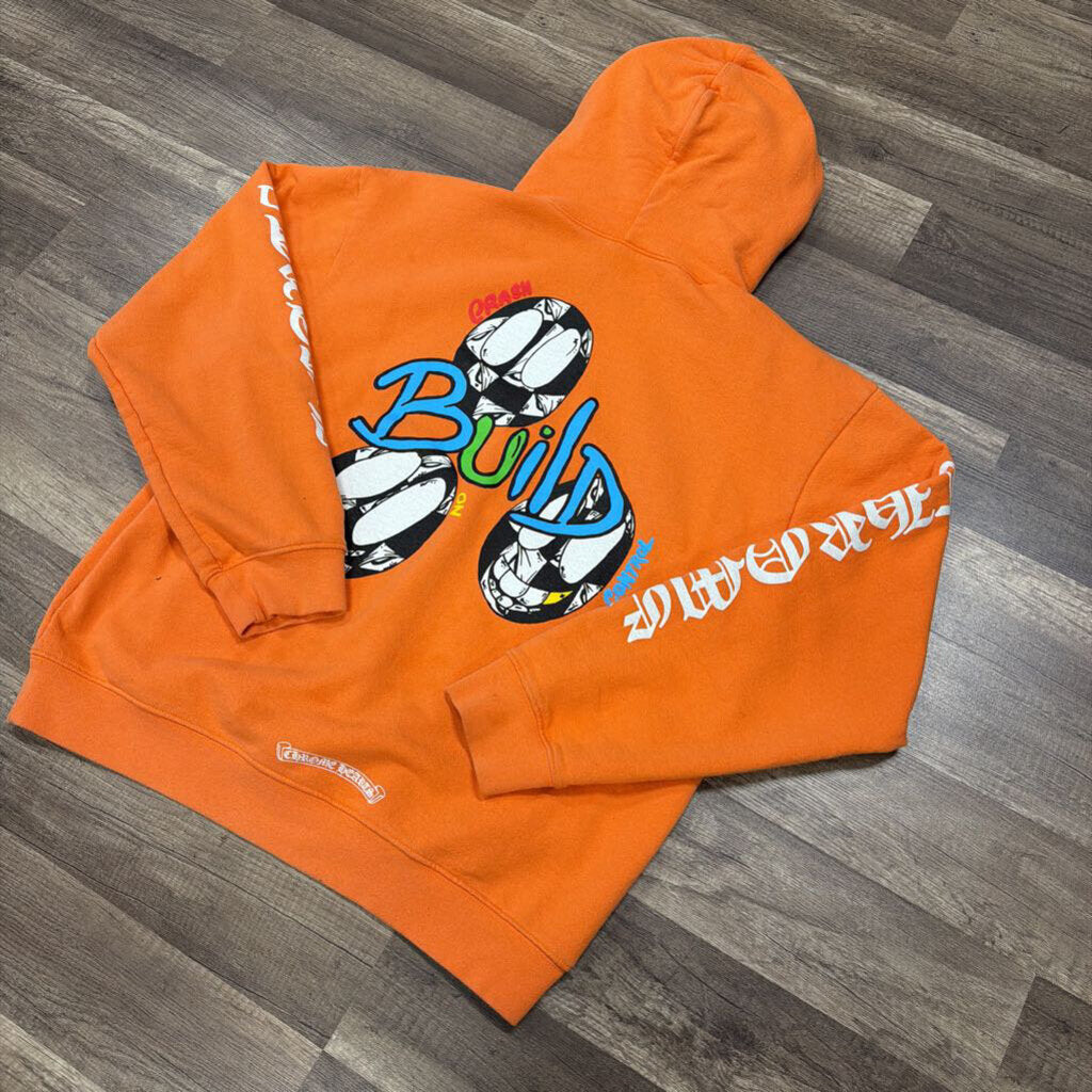 Chrome Hearts x Matty boy Link hoodie orange