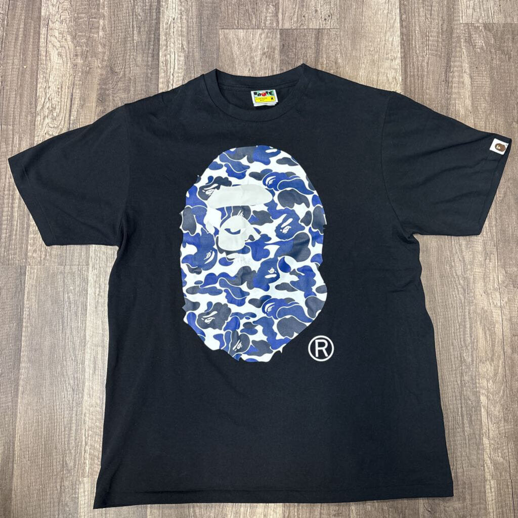 Bape Shirt Blue Camo