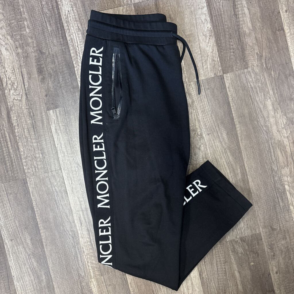 Moncler Embroidered Sweatpants Black