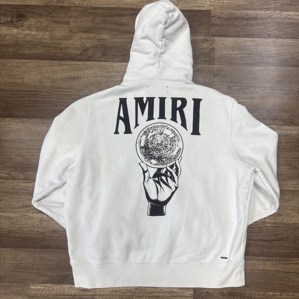 Amiri Hoodie White Globe